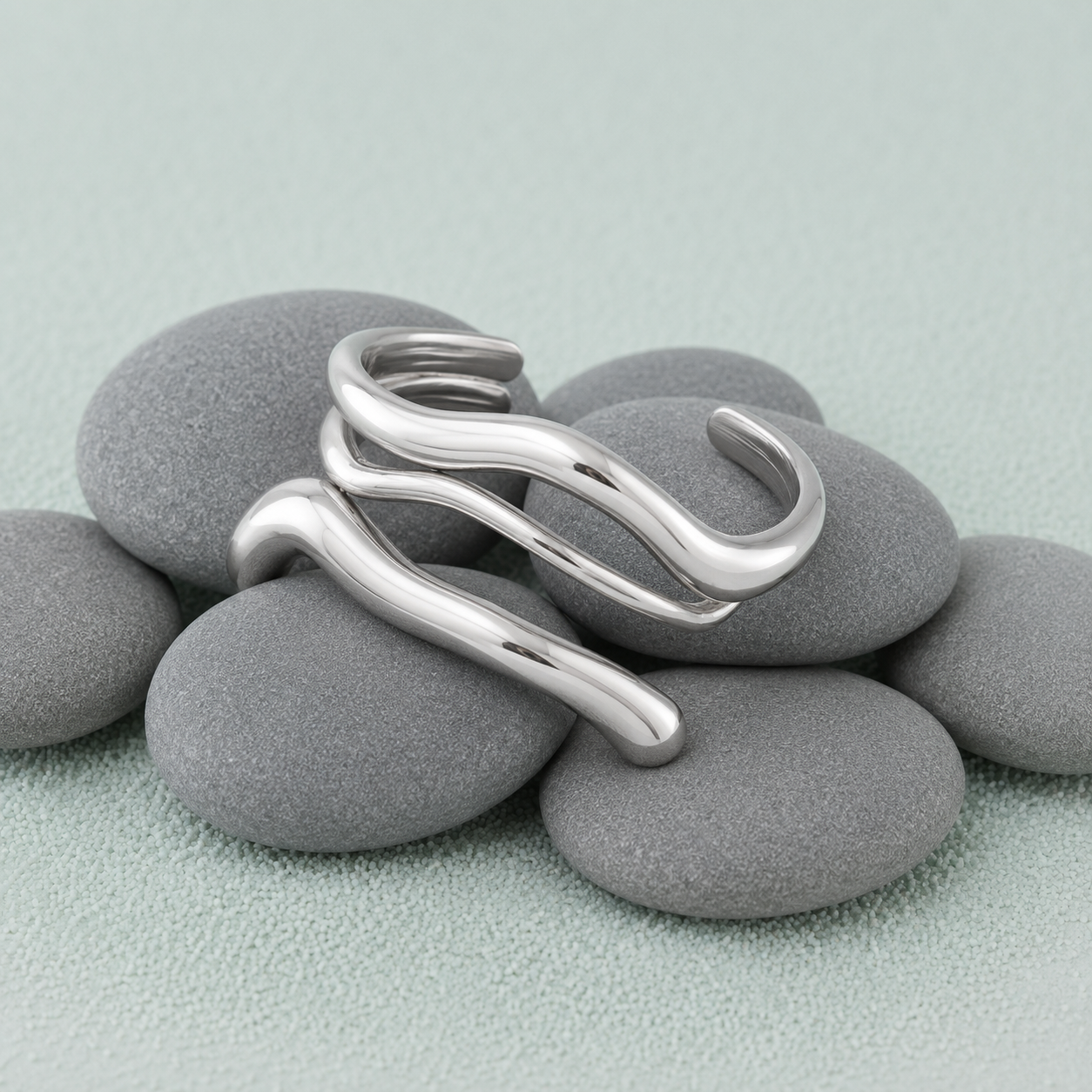 European And American Cross-Border Design-Driven Irregular Metal Bracelet