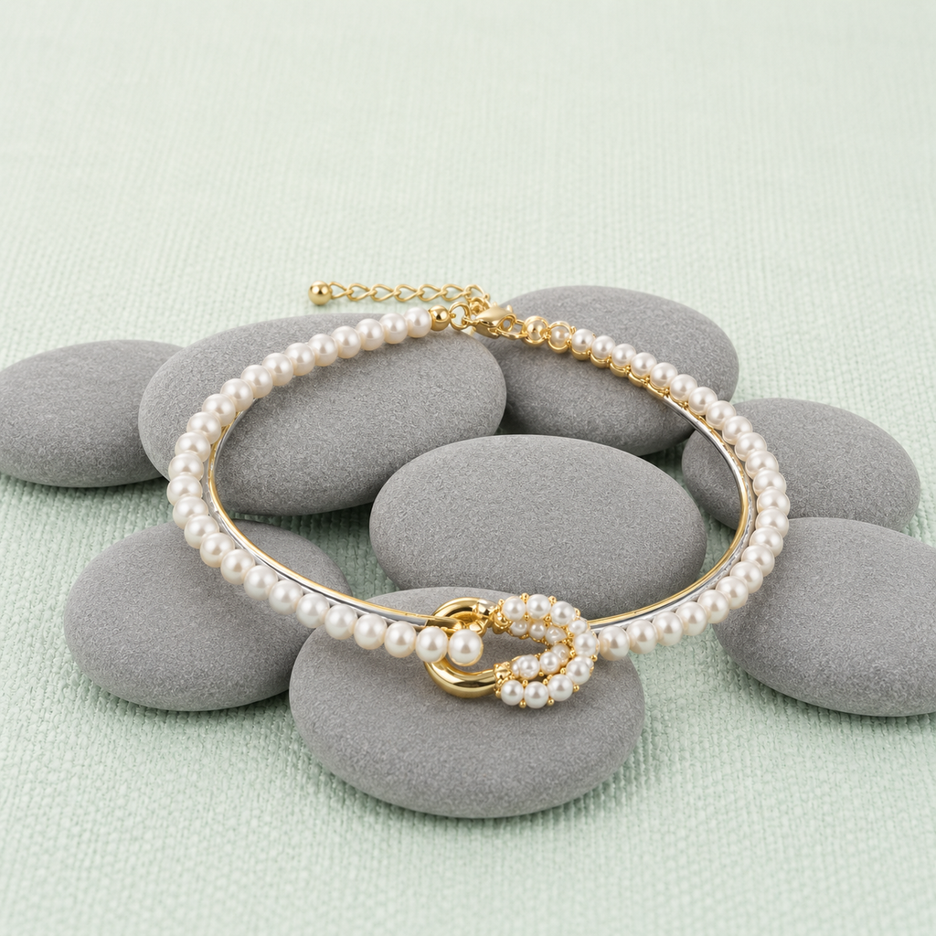 Simple Irregular Titanium Steel Bracelet For Women